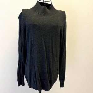 CALVIN KLEIN CHARCOAL GRAY SWEATER
